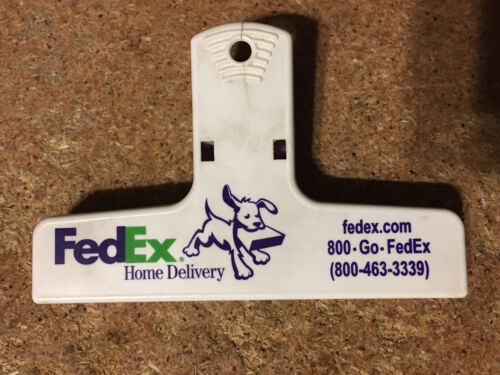 5X FEDEX SNACK CHIP CLIP CANE CONSEGNA A DOMICILIO EVANS 52840 / ERRATEWAY052 - Foto 12 di 13
