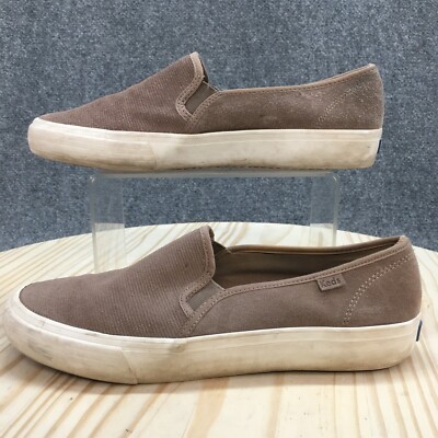 Keds Shoes Womens Flats Slip On Loafers WH61506 Brown Suede Casual  Comfort
