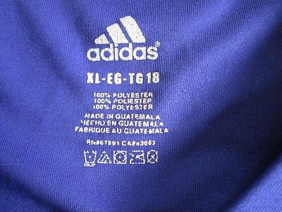 Adidas Youth XL Shirt Tee Climalite Polyester Athletic Purple Pink