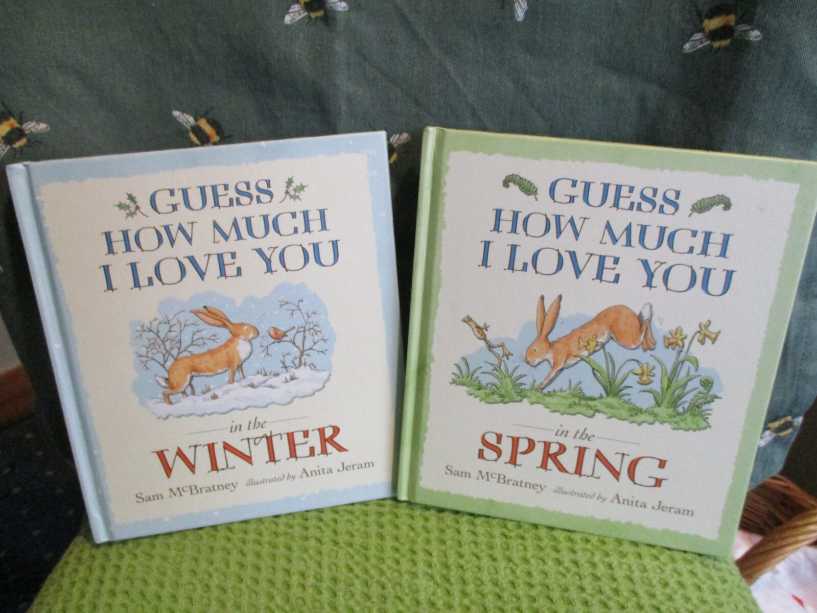 GUESS HOW MUCH I LOVE YOU BOOKS X 2 BY SAM McBRATNEY HARDBACK VGC