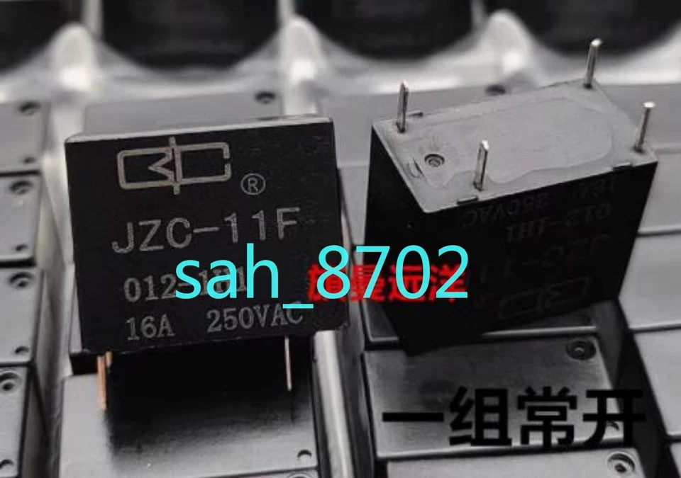 5 PCS NEW JZC-11F 012-1H1 12VDC 16A High Current Relay - Image 2 of 2