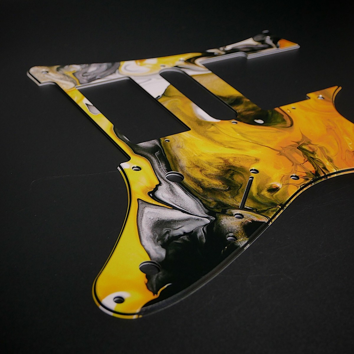 Ibanez RG Series Pickguard • Yellow Marble • Custom Pickguard