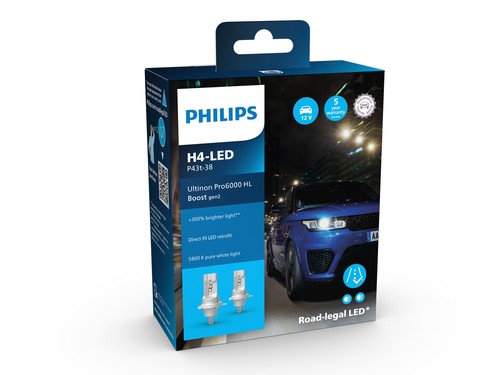 Philips Boost +300% GEN2 H4 LED Abblendlicht für Peugeot Partner / Ranch 2002-20 - 第 2/15 張圖片