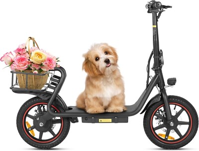 DYU Peak 500W Foldable E-Bike, 14'' Electric Bike 360Wh Battery, City Commter