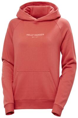 HH Helly Hansen Women Core Hoodie 54033 poppy red Damen Kapuzenpullover