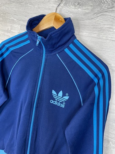 Vintage Adidas 1980's Europa Star Tracksuit Jacket Womens Size 10, D2 - Picture 3 of 19