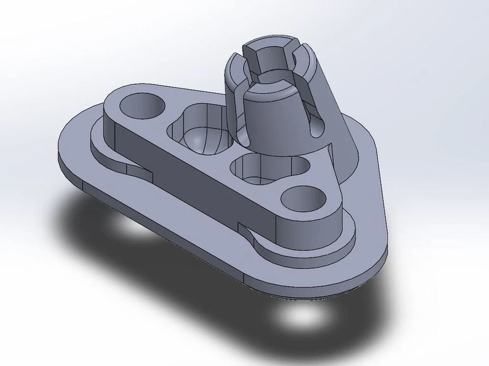 遮阳板支架适用于丰田 86 Scion FRS 斯巴鲁 BRZ 2 件装 — 第 3/4 张图片