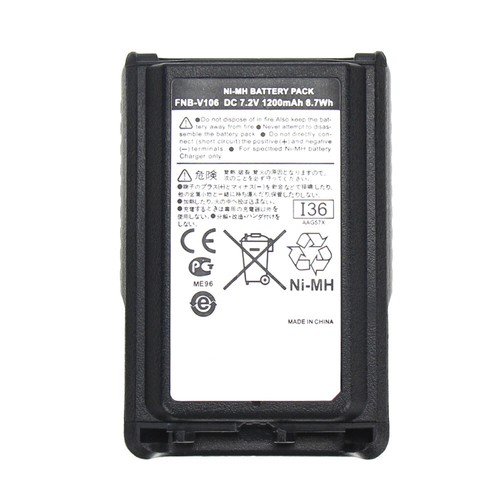 10x FNB-V106 NI-MH Bateria 7,2V 1200mAh do Yaesu Vertex Standard VX-231 VX-230 - Zdjęcie 4 z 12