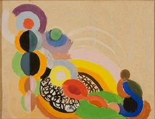 Faraway Voyages : Sonia Delaunay : 1937 Abstract Modernist Art Print to Frame