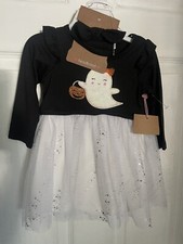 Infant Halloween Ghost Dress Outfit