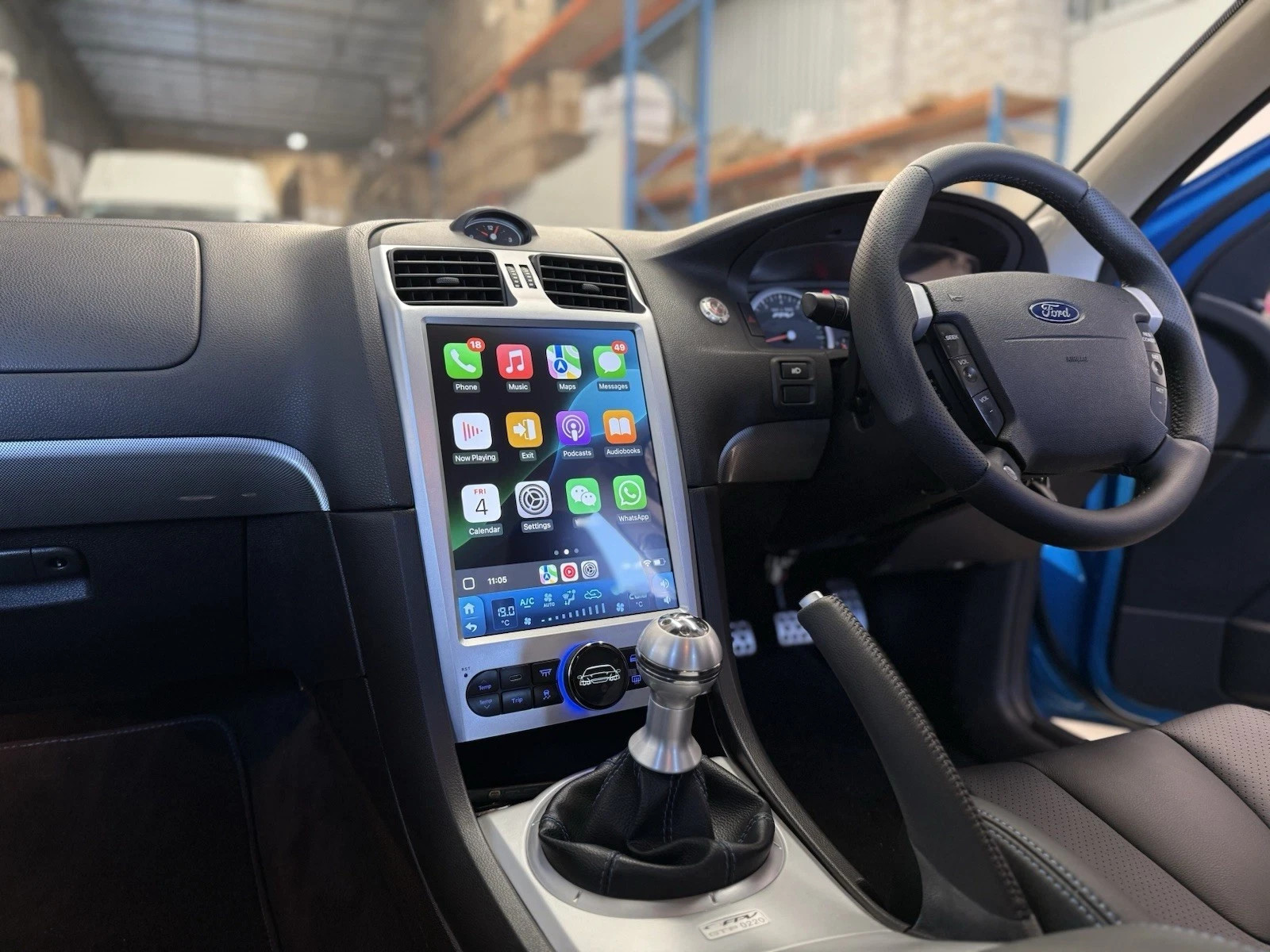 Ford Falcon Ba Bf Unit | SatNav | Wireless Apple CarPlay + GPS | 12.1 Inch | V6