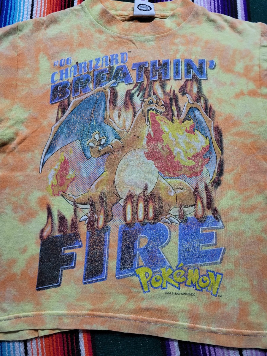 00's Nintendo POKEMON CHARIZARD T-SHIRT Vintage 2000 Pokemon