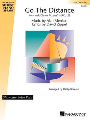 Go the Distance from Walt Disney Pictures' Hercules: Level 3 Sheet Music Menken