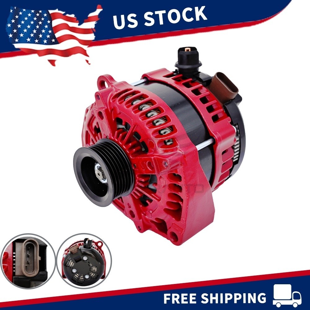 300A RED ALTERNATOR 6 PHASE HAIRPIN FOR CHEVY GMC CADILLAC TRUCK 10464405