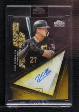 2020 Topps Chrome Black Super Futures Gold Refractor /50 Kevin Newman Auto