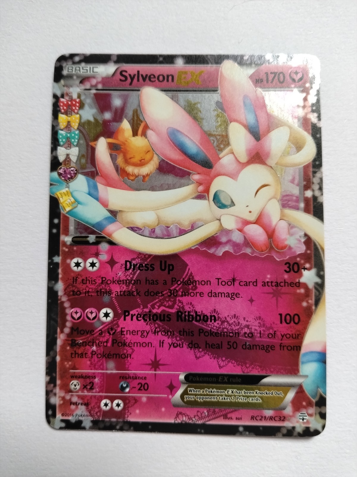 Sylveon EX RC32/RC32 Generations, Radiant collection. Pokémon TCG