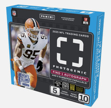 2025 Panini Photogenic First Off the Line FOTL Football Hobby Box Sealed Case