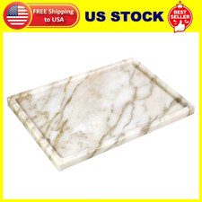 100 Natural Marble Serving Tray Luxury Marble Storage Tray for Home Decor Stone