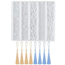 Rectangular Silicone Bookmark Mold for DIY Epoxy Resin Making Reusable