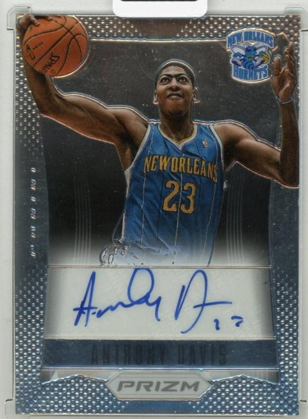 2012-13 PANINI Prizm Anthony Davis Autographs #5 New Orleans Hornets