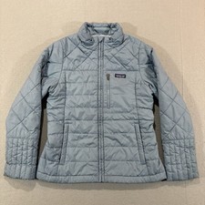 Patagonia Radalie Puffer Jacket Youth XL Blue Girls Full-Zip Outdoor Read