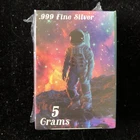 5 gram Silver Astronaut Pan Silver #1572/ 3000 Minted