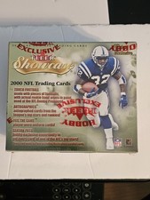 2000 Fleer Showcase Football HOBBY Box – Tom Brady RC Year – Factory Sealed