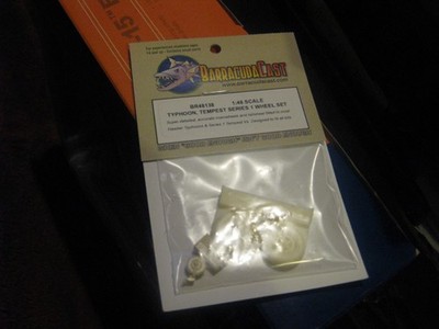 Sealed Typhoon, Tempest Series 1 Wheel Set in 1/48 scale by Barracudacast