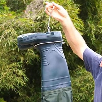 Fischerei Wader -Stiefelhügel Aufbewahrung Wader Kleiderbügel für Drysuit