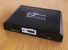 HDMI CONVERTER HDMI TO YPbPr 1080P SCALER - NO POWER CORD INCLUDED