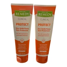2x Medline Remedy Clinical Protect Zinc Oxide Skin Protectant  VANILLA