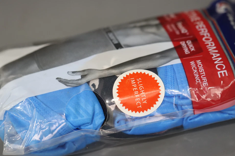 Paquete de 3 calzoncillos boxer Champion Active Performance para hombre azules talla M 32-34 Foto 4 de 4