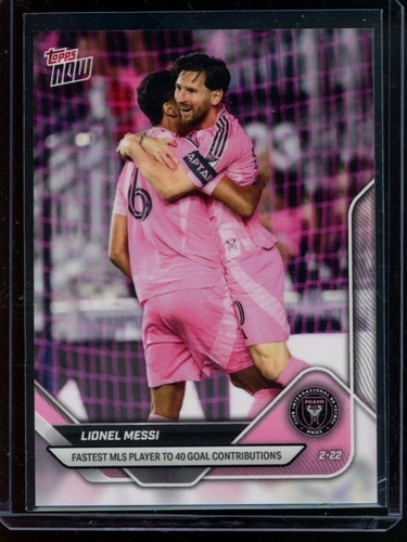 Lionel Messi - 2025 MLS Topps NOW® - Card 1 - PR: 4867