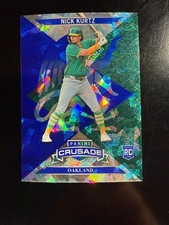 2025 Panini Crusade Nick Kurtz Blue Mojo Crusade Insert Athletics MVP #69