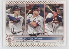 2022 Series 1 League Leaders Wal-Mart Gold Star Adam Duvall Austin Riley 0h1