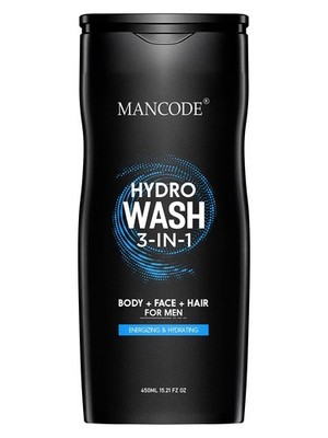 Mancode Hydro Body Wash For 3 In 1 Active Body Men Shower Gel For Men 450ml