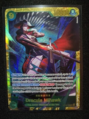 Dracule Mihawk Secret (SEC) OP14-119 The Azure Sea's Seven English Foil