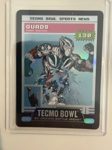 2026 Bo Jackson Battle Arena Quads Ice Tecmo News Battlefoil #N484