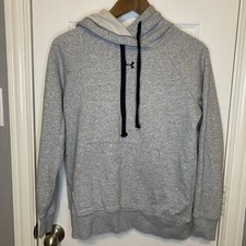 UA Under Armour Sweatshirt Women's Small Pullover Hoodie Casual Pocket Gray
