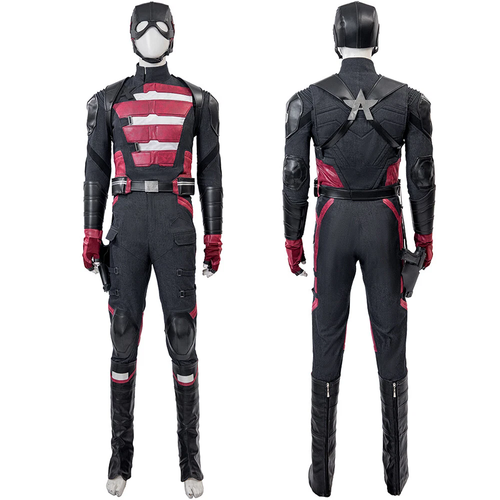 Thunderbolts US Agent John Walker Cosplay Costume Captain America Battle Suit - Picture 3 of 27