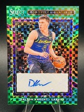 2024-25 Panini Select-Dalton Knecht Top Shelf Signature RC Green Checkerboard /5
