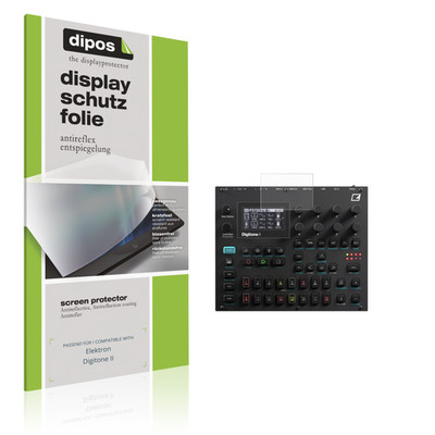 2x Schutzfolie matt für Elektron Digitone II Displayschutzfolie Folie Display
