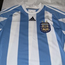 Adidas Argentina  Home Football Soccer Shirt Jersey Sz S Messi. Player 10