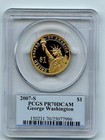 2007 S $1 George Washington Dollar PCGS PR70DCAM — photo 2
