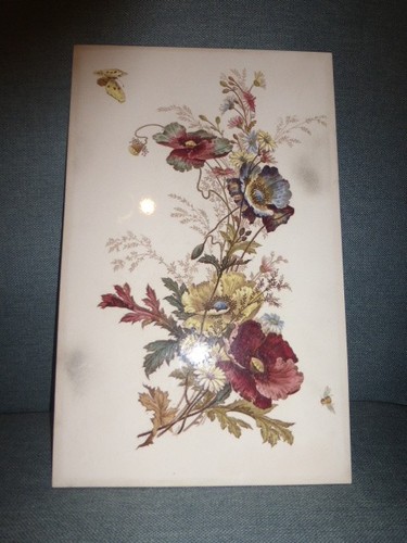 ANCIEN GRAND CARREAU FAIENCE