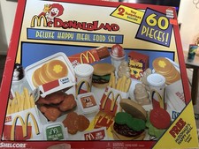 McDonald's McDonaldland Deluxe Happy Meal Food Set 60 Pieces
