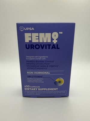 UPSA Fem Urovital Non-Hormonal Formula Dietary Supplement For Women's 30 Caps