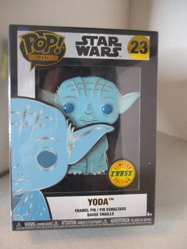New Star Wars Yoda Funko Pop! Limited Edition Chase Enamel Pin