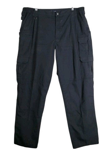 5.11 Tactical Taclite Pro Cargo Pants Mens 42x34 Black Utility Workwear 74273 - Picture 14 of 15