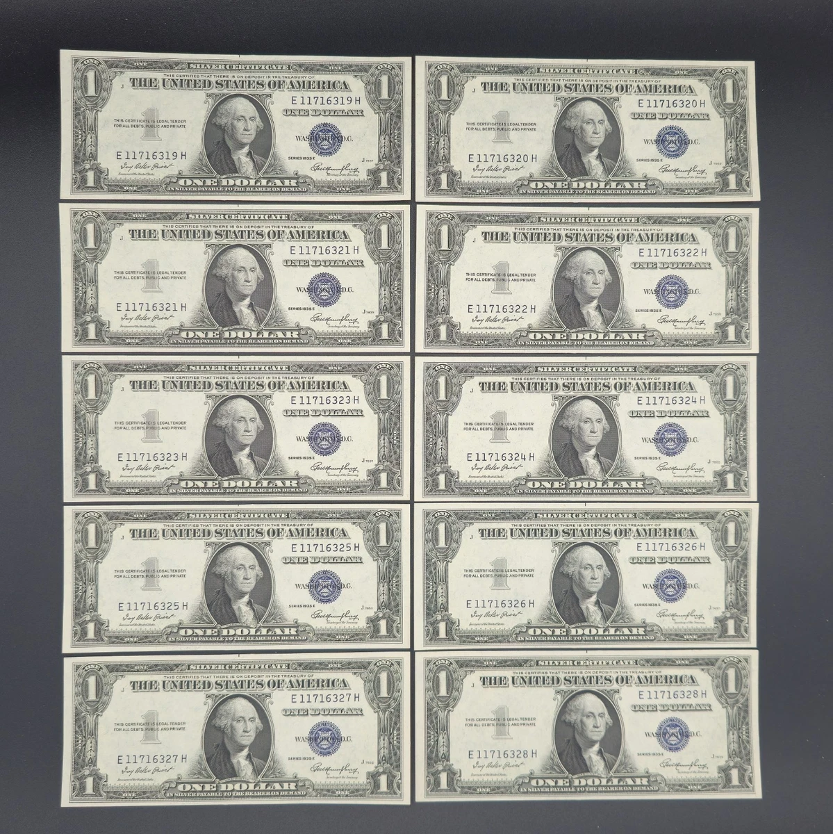 $1 1935 年美国小尺寸纸币说明| eBay